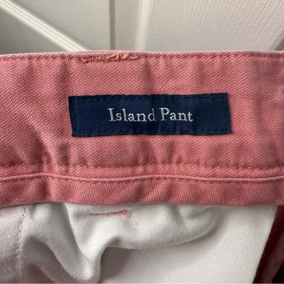 Vineyard Vines Men’s Island Chino Pant Size 32 x 30 Salmon Pink Color GUC - Picture 5 of 5